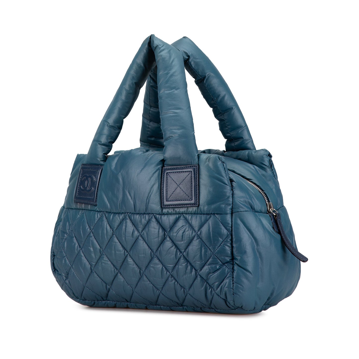 Blue Chanel Small Nylon Coco Cocoon Handbag