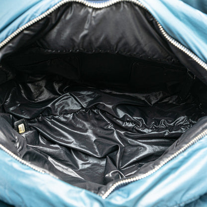 Blue Chanel Small Nylon Coco Cocoon Handbag