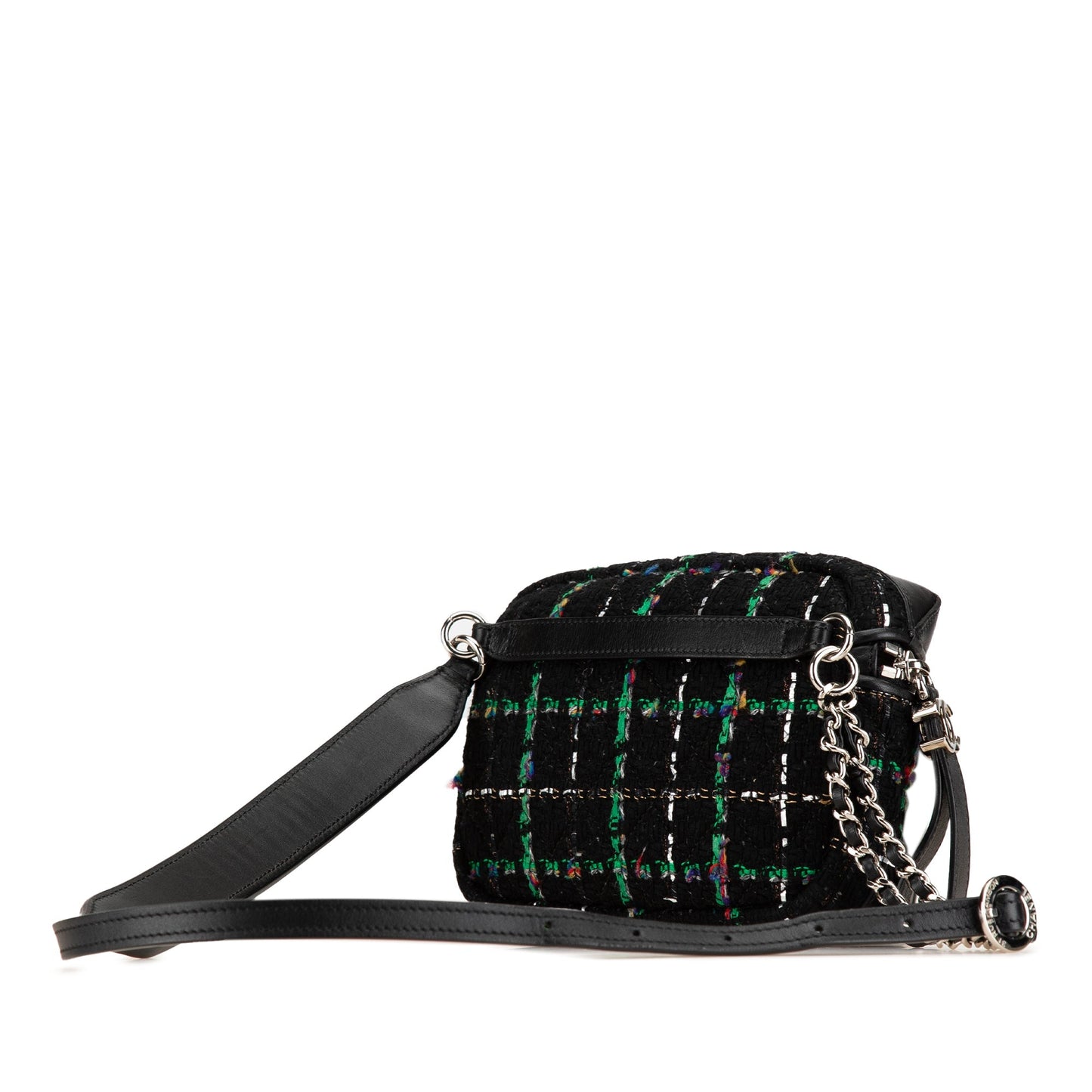 Black Chanel Tweed Street Allure Belt Bag