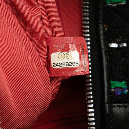 Black Chanel Tweed Street Allure Belt Bag