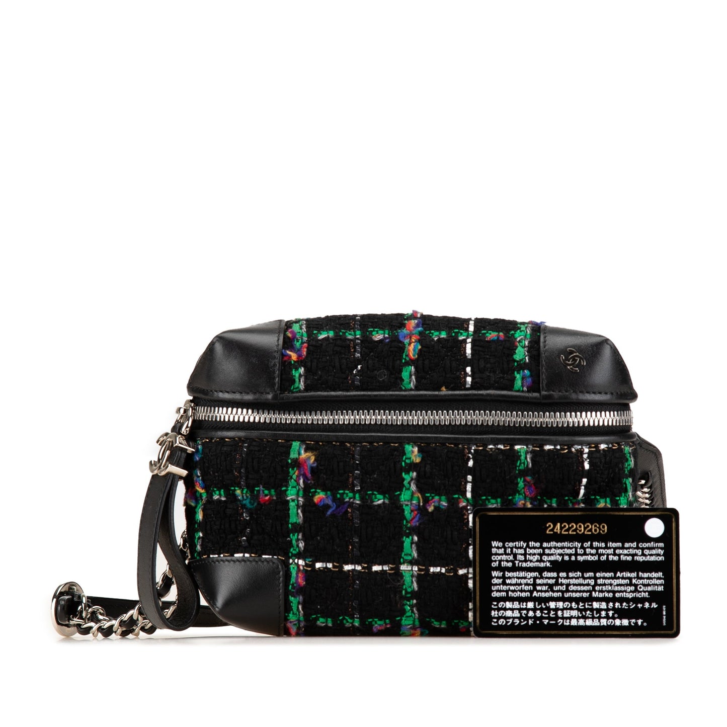 Black Chanel Tweed Street Allure Belt Bag
