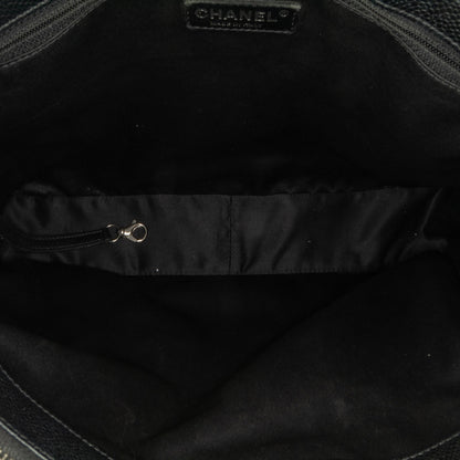 Black Chanel Caviar Grand Shopping Tote