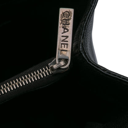 Black Chanel Caviar Grand Shopping Tote