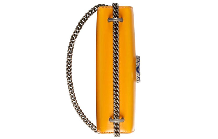 (WMNS) Gucci Dionysus Leather Single-Shoulder Bag Small Orange/Black/White 400249-18YIN-9382