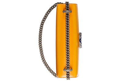 (WMNS) Gucci Dionysus Leather Single-Shoulder Bag Small Orange/Black/White 400249-18YIN-9382