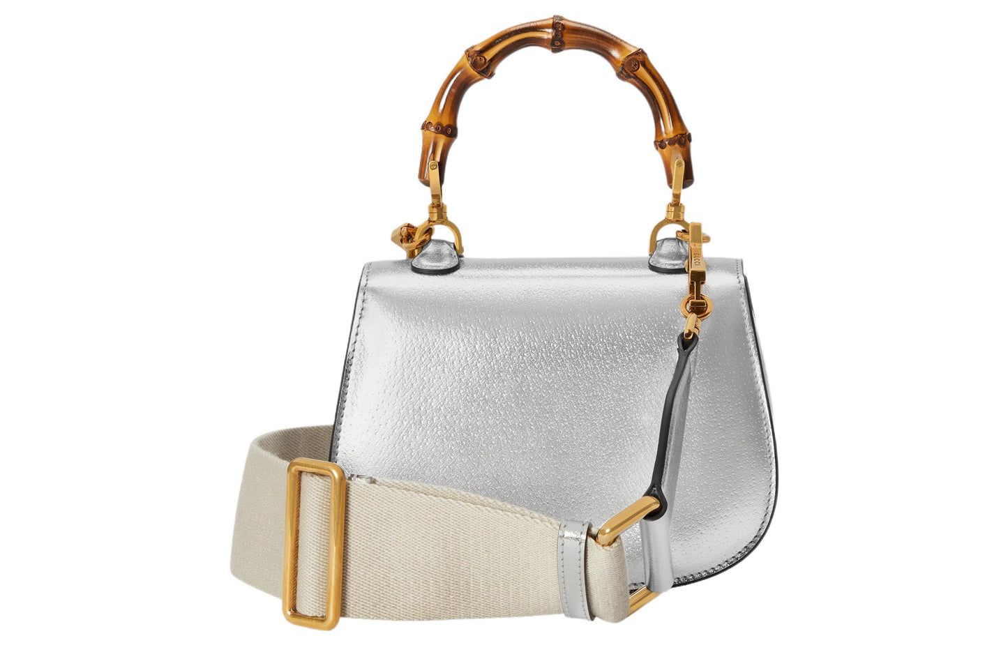 (WMNS) Gucci Bamboo 1947 Mini Bag 'Silver' 760246-1LD0G-8106