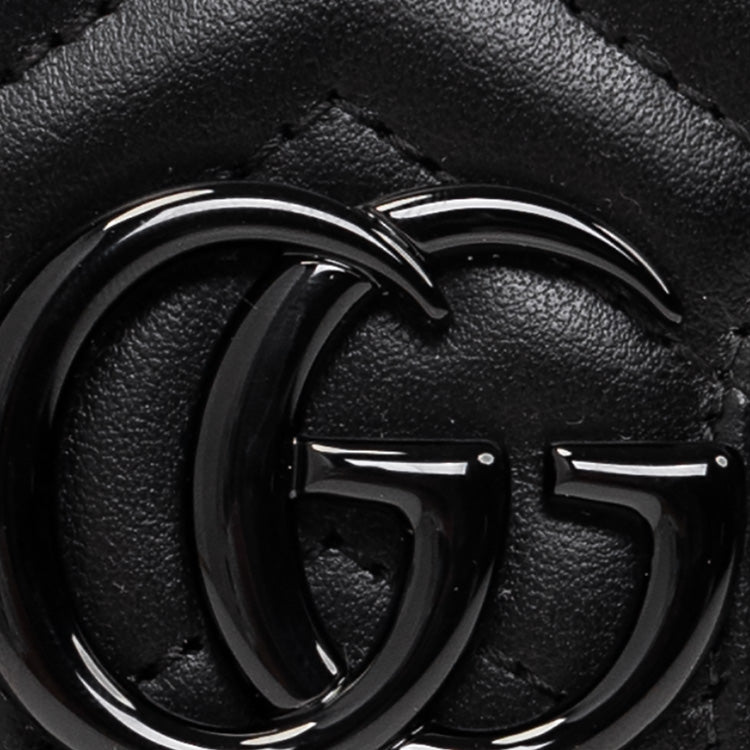 (WMNS) Gucci GG Marmont Matelasse Super Mini Bag 'Black' 476433-AABZK-1000