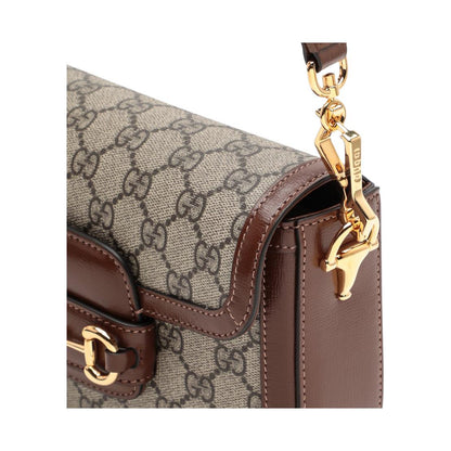 (WMNS) Gucci Horsebit 1955 Retro Shoulder Messenger Bag 'Ebony Brown' 658574-HUHHG-8565