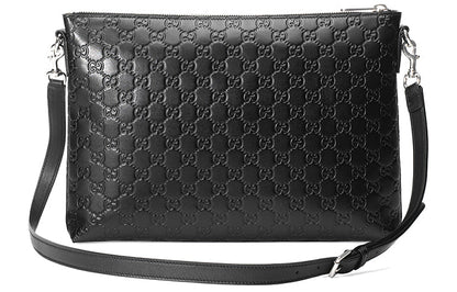 (WMNS) Gucci GG Leather Single-Shoulder Bag Black 473882-DMT1N-1000