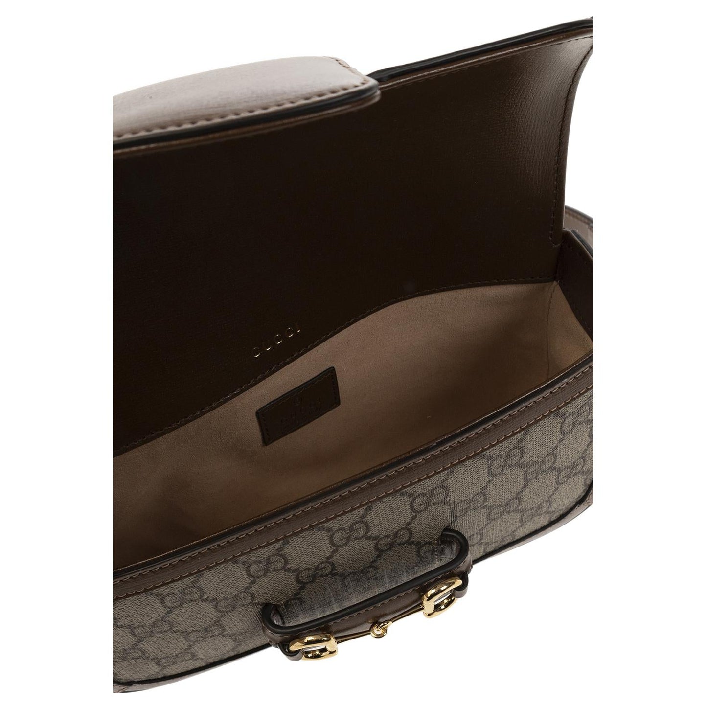(WMNS) Gucci Horsebit 1955 Shoulder Bag 'Beige Ebony' 735178-92TCG-8563
