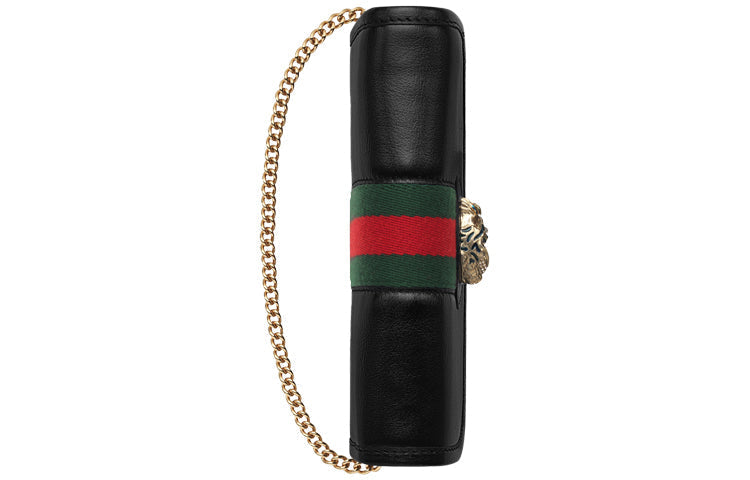 (WMNS) Gucci Rajah SeriesClutch Chain Single Shoulder Bag mini Black 573797-0OLHX-8389