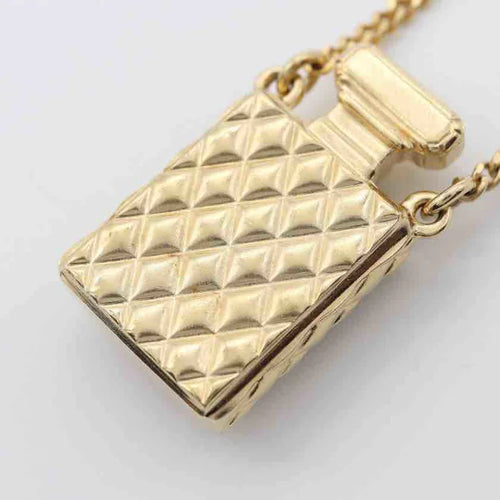 Chanel Perfume Bottle GP Rhinestone Faux Pearl Necklace