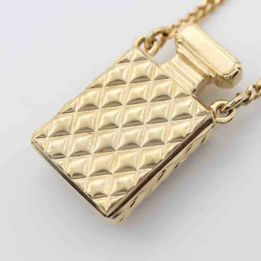 Chanel Perfume Bottle GP Rhinestone Faux Pearl Necklace