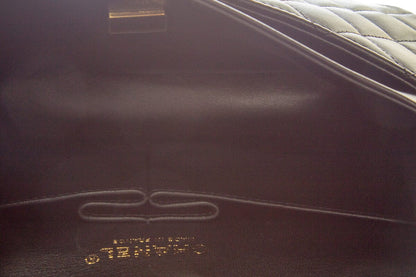 Chanel Black Lambskin Small Classic Flap RGHW  Handbag