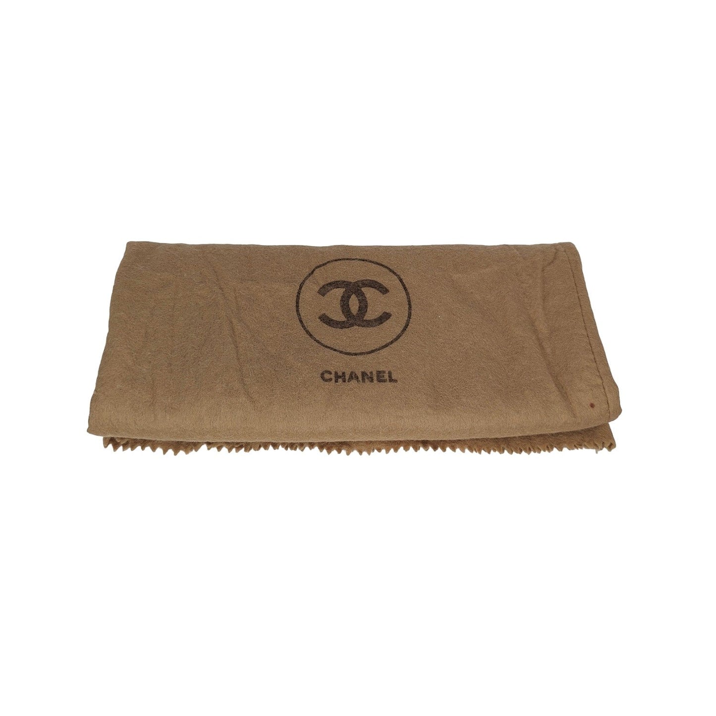 Chanel Vintage Beige Quilted Lambskin Medium Flap Bag