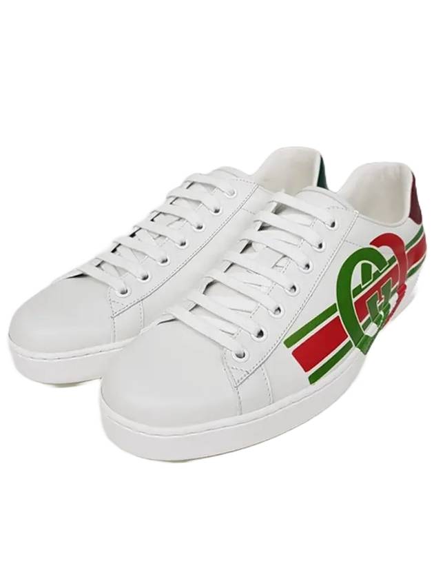 Gucci Ace Interlocking G Low Top Sneakers White