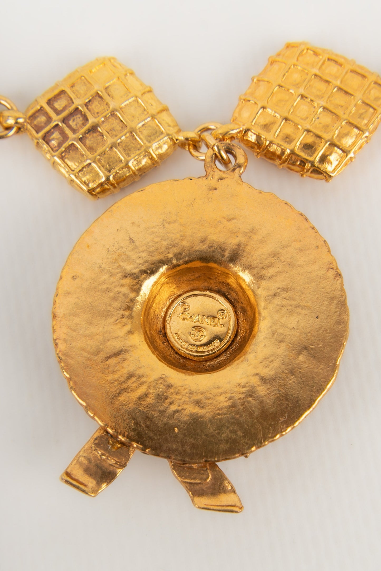 Collier matelass Chanel 1990s