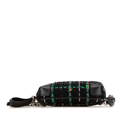 Chanel Tweed Leather Waist Bag