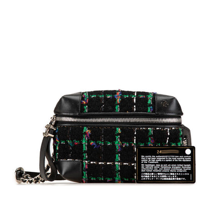 Chanel Tweed Leather Waist Bag