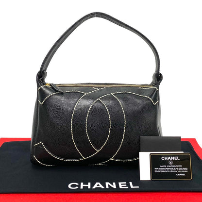 Chanel Coco Mark Shoulder Bag Leather Shoulder Bag 9334201