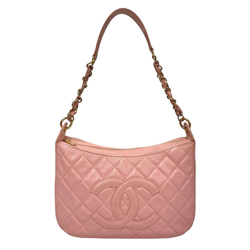 Chanel CC Caviar Timeless Shoulder Bag  Leather Crossbody Bag