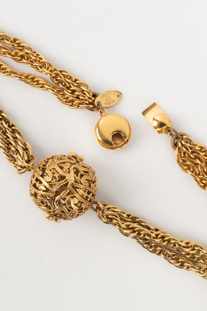 Collier dor Chanel 1984