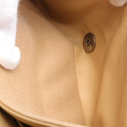 Brown Chanel Medium Classic Jersey Double Flap Shoulder Bag