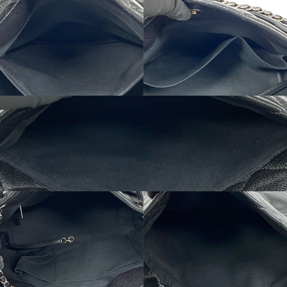 Chanel CC Caviar Chain Tote Bag  Leather Tote Bag