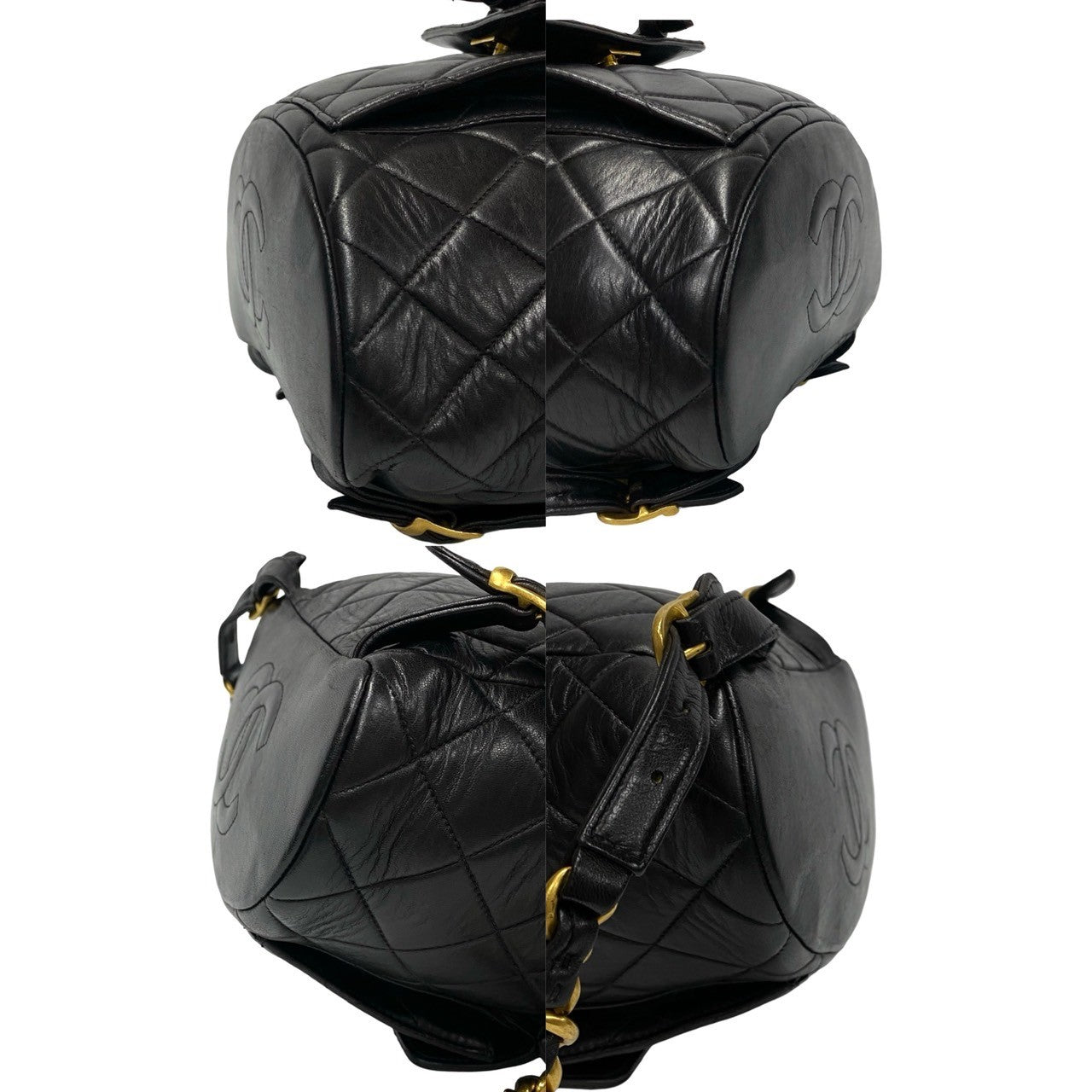 Chanel CC Duma Backpack Leather Backpack