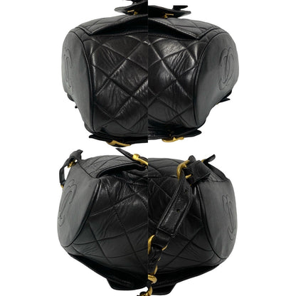 Chanel CC Duma Backpack Leather Backpack