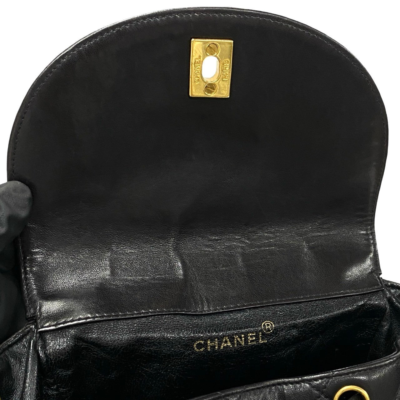 Chanel CC Duma Backpack Leather Backpack