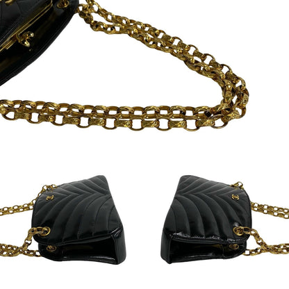 Chanel CC V Stitch Crossbody Bag  Leather Crossbody Bag in New Condition