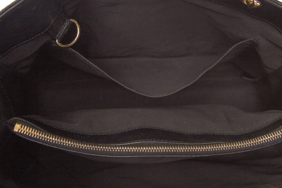 Chanel 2005/2006 Black Caviar GST Tote W/ Gold HW