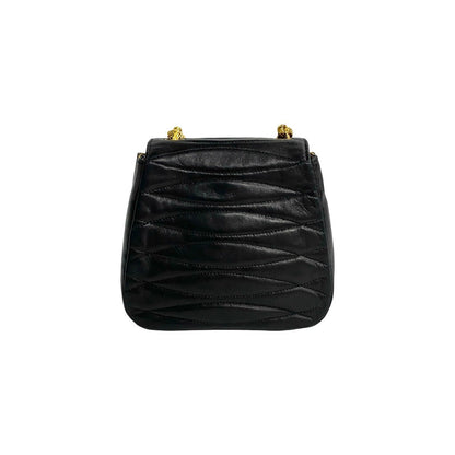 Chanel CC Quilted Leather Chain Crossbody Bag Leather Crossbody Bag
