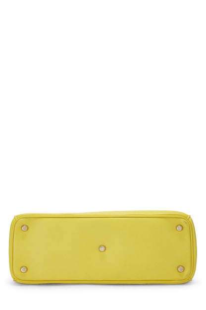 Dior, Yellow Leather Diorissimo Medium, Yellow