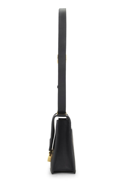 Dior, Black Calfskin 30 Montaigne Bag, Black