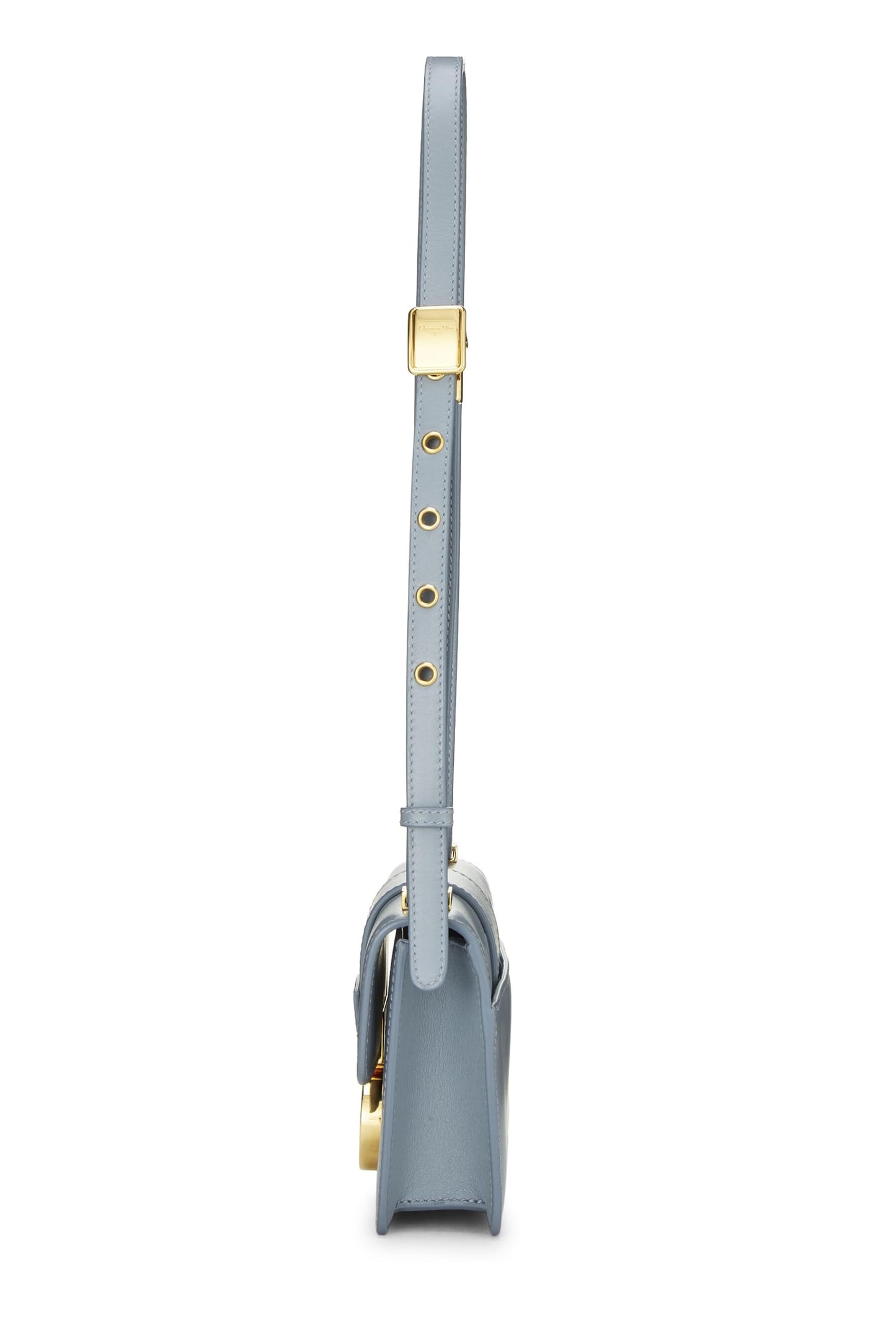 Dior, Blue Calfskin 30 Montaigne Bag Micro, Grey