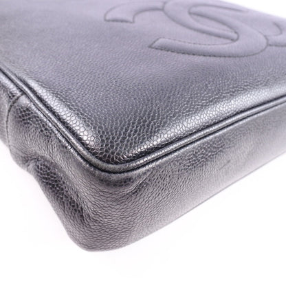 Chanel CC Caviar Tote Bag Leather Tote Bag in New Condition