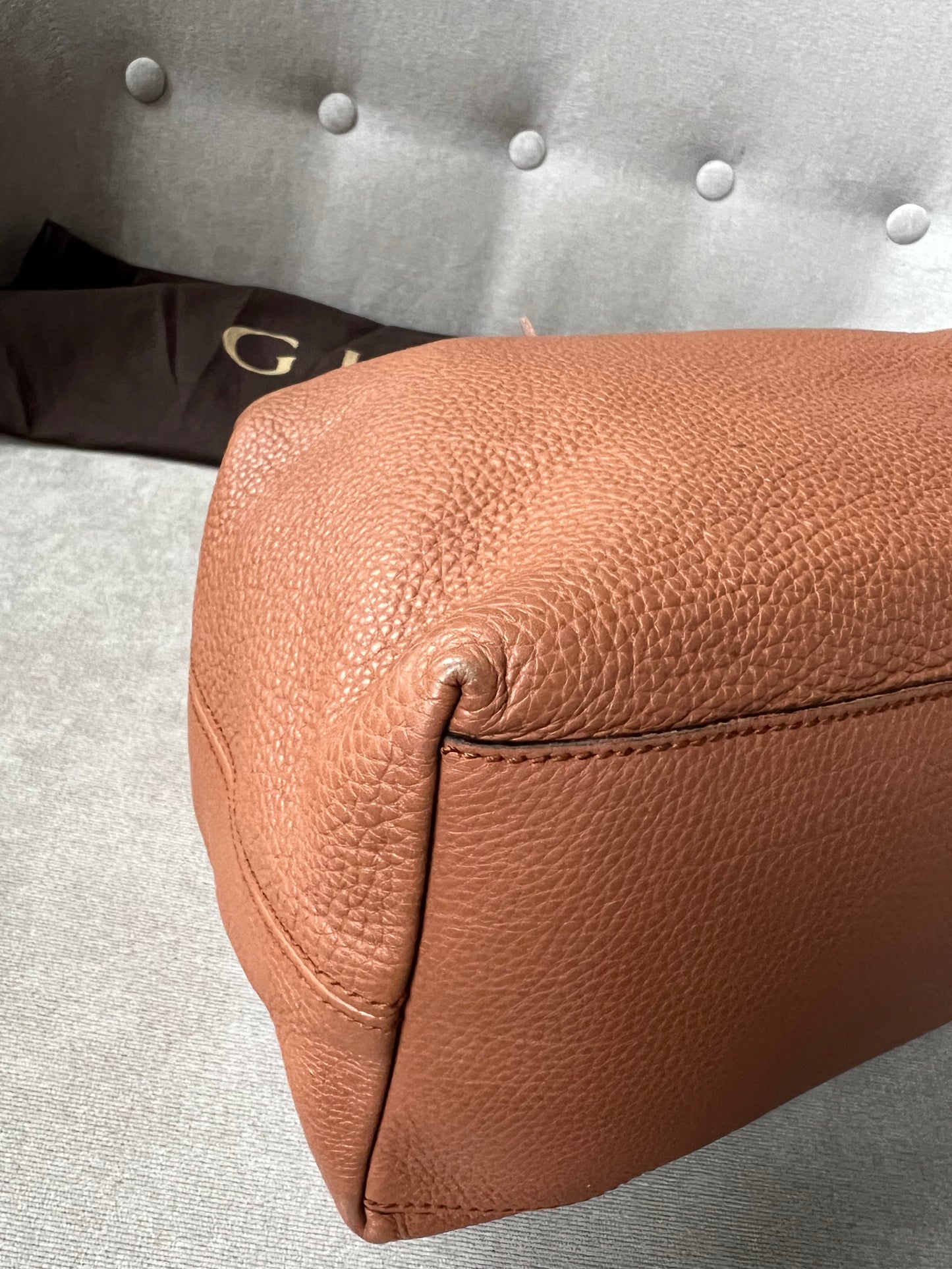 Gucci Caramel Soho Chain Tote