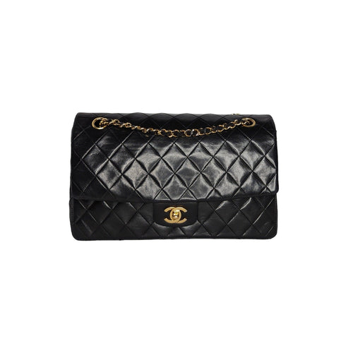 Chanel Vintage Classic Quilted Lambskin Medium Single Flap with Wallet