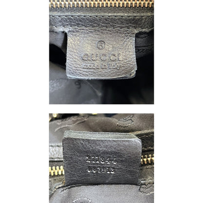 Gucci Black Patent Hysteria Handbag