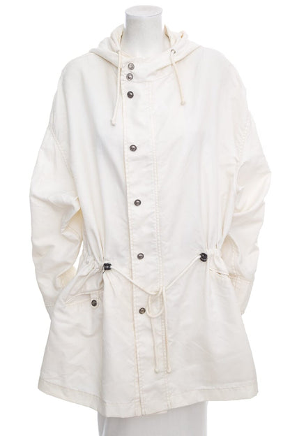 Chanel Boutique Ivory Wind Breaker Jacket