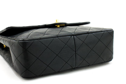 CHANEL Mini Square Small Chain Shoulder Bag Crossbody Black Quilt g90