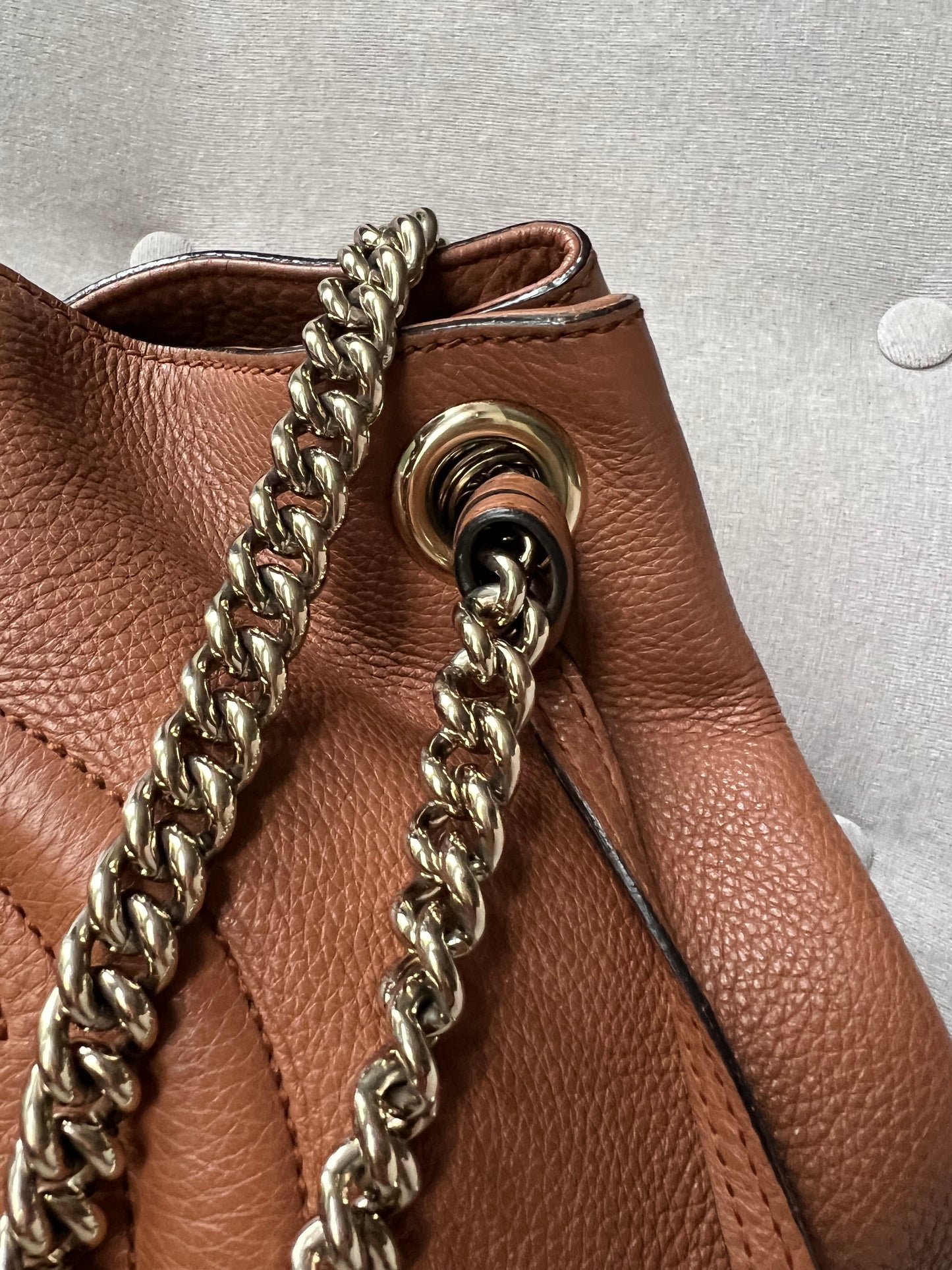 Gucci Caramel Soho Chain Tote