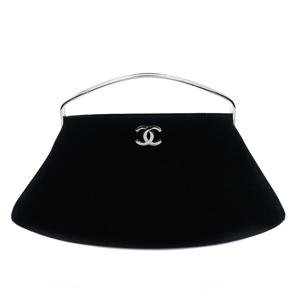 Chanel Suede Party Bag Suede Handbag 59866 in New Condition