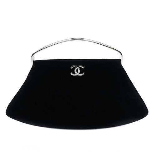 Chanel Suede Party Bag Suede Handbag 59866 in New Condition