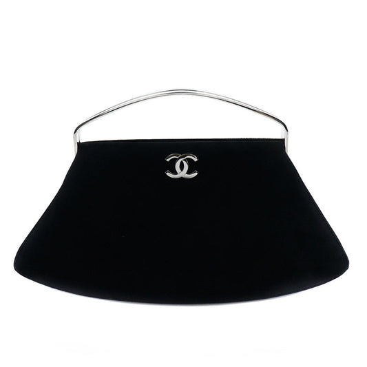 Chanel Suede Party Bag Suede Handbag 59866 in New Condition