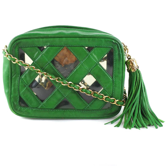 Chanel Leather Tassel Crossbody Bag Leather Crossbody Bag in New Condition