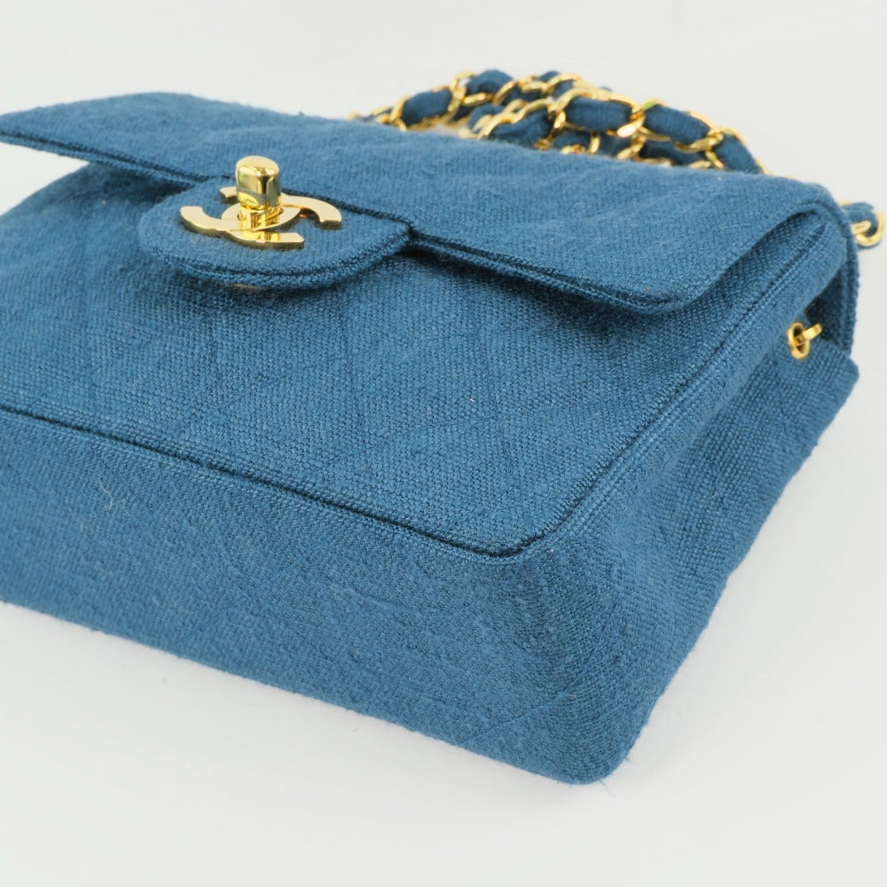 Chanel Mini Denim Single Flap Bag Denim Crossbody Bag