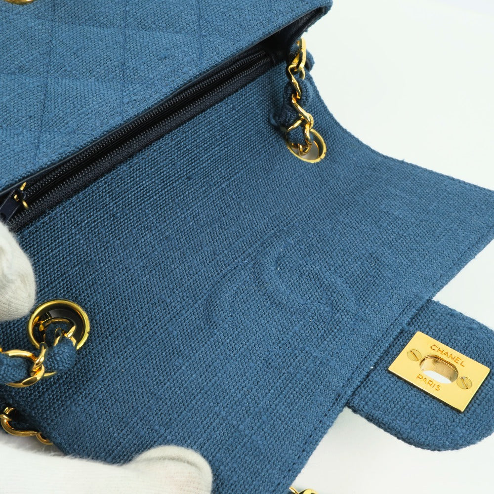 Chanel Mini Denim Single Flap Bag Denim Crossbody Bag